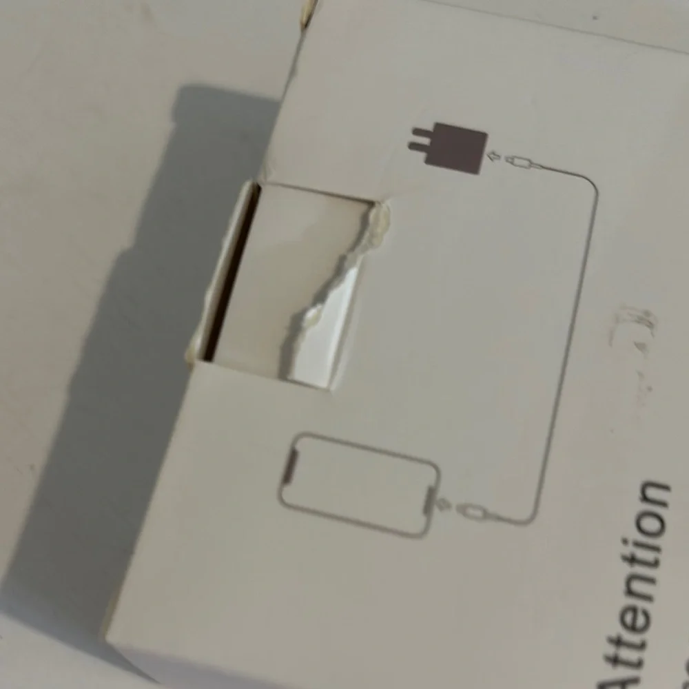 White USB-C Charger and Cable Set